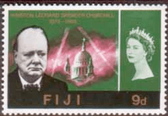 Fiji 1966 Churchill SG 346 Fine Mint