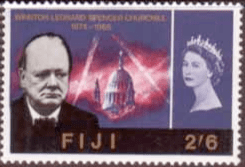 Fiji 1966 Churchill SG 348 Fine Mint