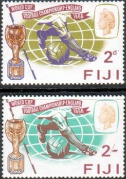 Fiji 1966 Football World Cup Set Fine Mint