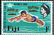 Fiji 1966 South Pacific Games SG 358 Fine Mint