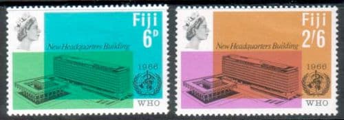Fiji 1966 World Health Organisation Set Fine Mint