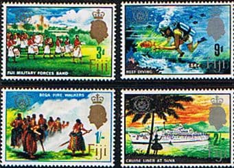 Fiji 1967 International Tourist Year Set Fine Mint