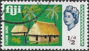 Fiji 1968 Reef Bure Huts SG 371 Fine Used