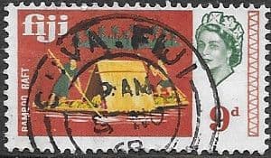 Fiji 1968 SG 377 Bamboo Raft Fine Used