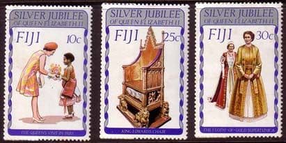 Fiji 1977 Royal Silver Jubilee Set Fine Mint