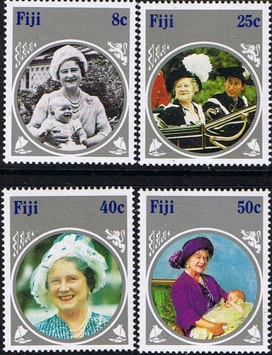 Fiji 1985 Queen Mother Life and Times Set Fine Mint