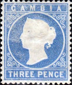 Gambia 1880 Queen Victoria Head SG 14cb Fine Mint