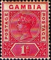 Gambia 1898 Queen Victoria Head SG 38 Fine Mint