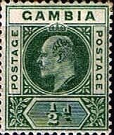 Gambia 1902 King Edward VII Head SG 45 Fine Mint