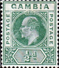 Gambia 1904 King Edward VII Head SG 57 Fine Mint