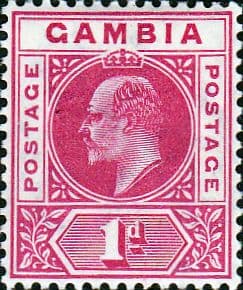 Gambia 1904 King Edward VII Head SG 58 Fine Mint