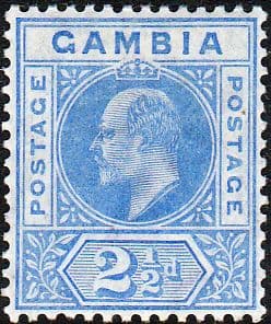 Gambia 1904 King Edward VII Head SG 60 Fine Mint
