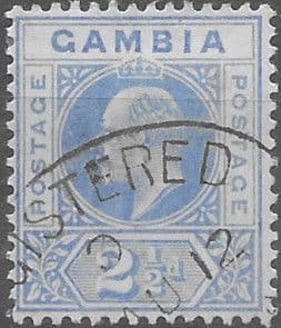 Gambia 1904 King Edward VII Head SG 60 Fine Used