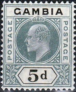 Gambia 1904 King Edward VII Head SG 64 Fine Mint