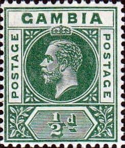 Gambia 1912 King George V SG 86 Fine Mint