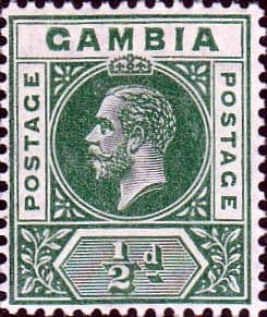 Gambia 1921 King George V SG 108 Fine Mint