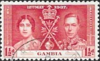 Gambia 1937 King George VI Coronation SG 148 Fine Used