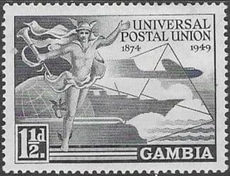 Gambia 1949 Universal Postal Union SG 166 Fine Mint