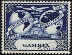 Gambia 1949 Universal Postal Union SG 167 Fine Used