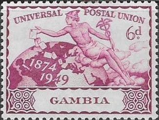 Gambia 1949 Universal Postal Union SG 168 Fine Mint