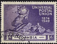 Gambia 1949 Universal Postal Union SG 169 Fine Used