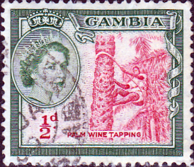Gambia 1953 Queen Elizabeth II SG 171 Fine Used