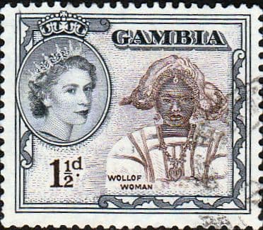 Gambia 1953 Queen Elizabeth II SG 173 Fine Used