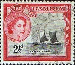 Gambia 1953 Queen Elizabeth II SG 174 Fine Used