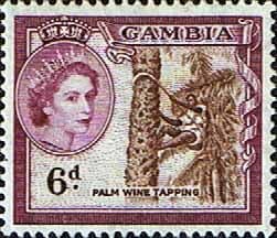 Gambia 1953 Queen Elizabeth II SG 177 Fine Mint