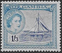 Gambia 1953 Queen Elizabeth II SG 179 Fine Mint