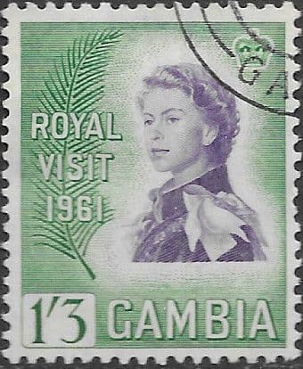 Gambia 1961 Royal Visit SG 189 Fine Used