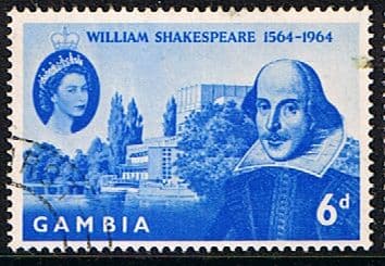 Gambia 1964 William Shakespeare Fine Used