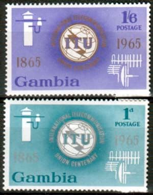 Gambia 1965 International Telecomunication Union Set Fine Mint
