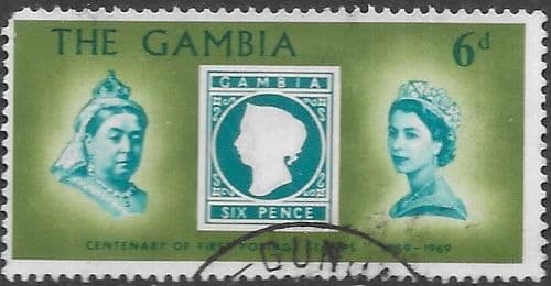 Gambia 1969 Stamp Centenary SG 257 Fine Used