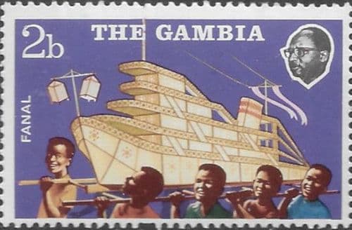 Gambia 1972 Model Boats SG 296 Fine Mint