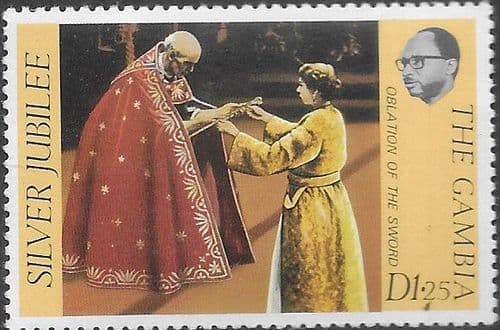 Gambia 1977 Royal Silver Jubilee SG 367 Fine Mint