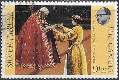 Gambia 1977 Royal Silver Jubilee SG 367 Fine Used