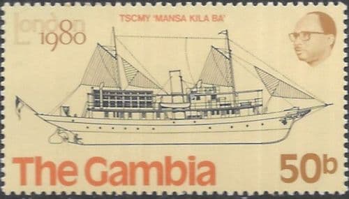 Gambia 1980 London Stampex SG 438 Fine Mint