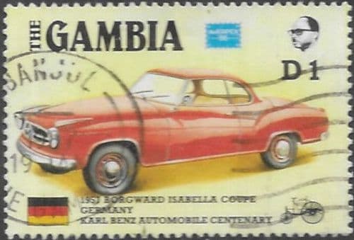 Gambia 1986 Ameripex Cars SG 652 Fine Used