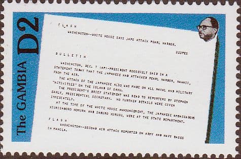 Gambia 1992 World War 2 SG 1345 Fine Mint