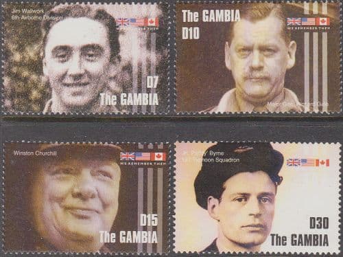 Gambia 2004 D-Day Landings Set Fine Mint