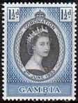 Gambia Queen Elizabeth II 1953 Coronation Fine Mint