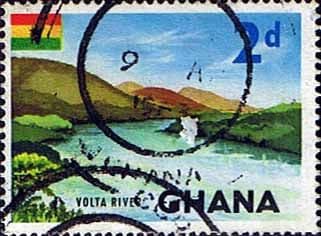 Ghana 1959 SG 216 River Voltar Fine Used