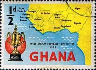 Ghana 1959 West African Football Competition SG 228 Fine Used
