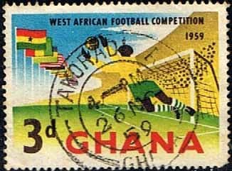 Ghana 1959 West African Football Competition SG 230 Fine Used