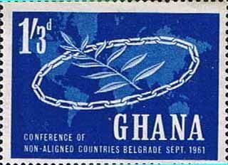 Ghana 1961 Belgrade Conference SG 266 Fine Mint