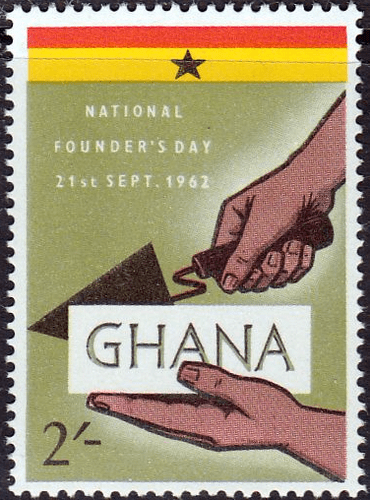 Ghana 1962 Founders Day SG 295 Fine Mint