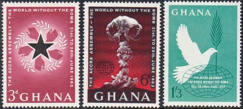 Ghana 1962 The Accra Assembly Set Fine Mint