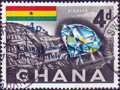 Ghana 1965 New Currency SG 384 Fine Used