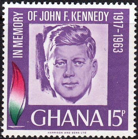 Ghana 1965 President Kennedy SG 404 Fine Mint